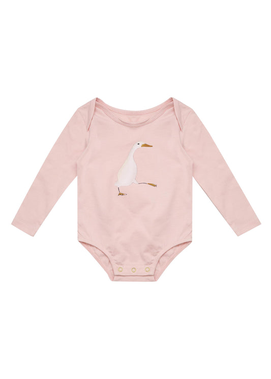 Charlie Romper-Pink Soda