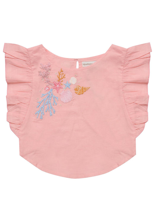 Lucia Top-Pink Coral