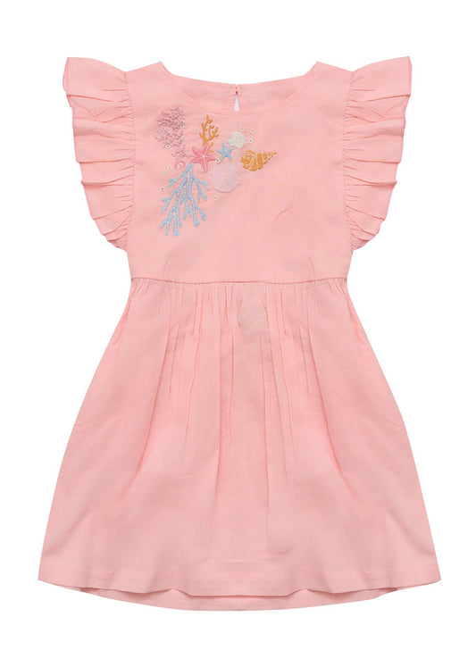 Madelyn Dress-Pink Coral