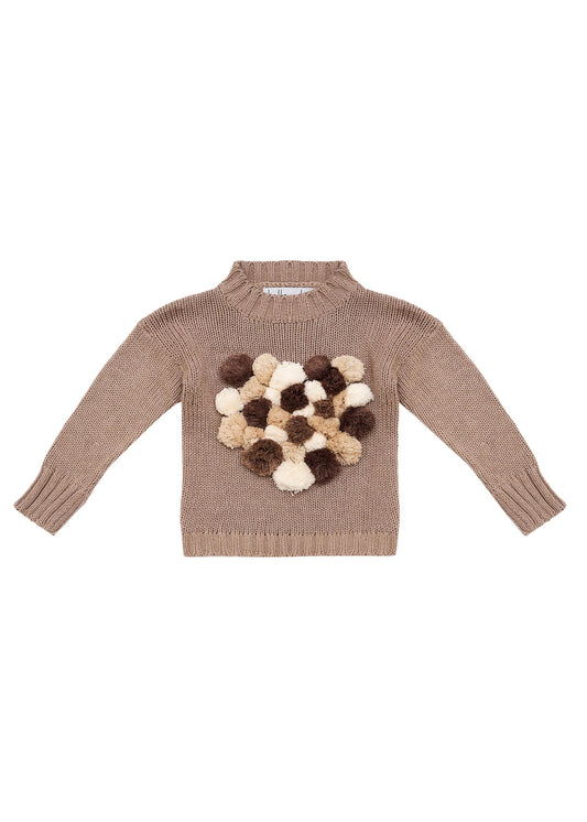 Rosie Knitted Jumper - Gumnut