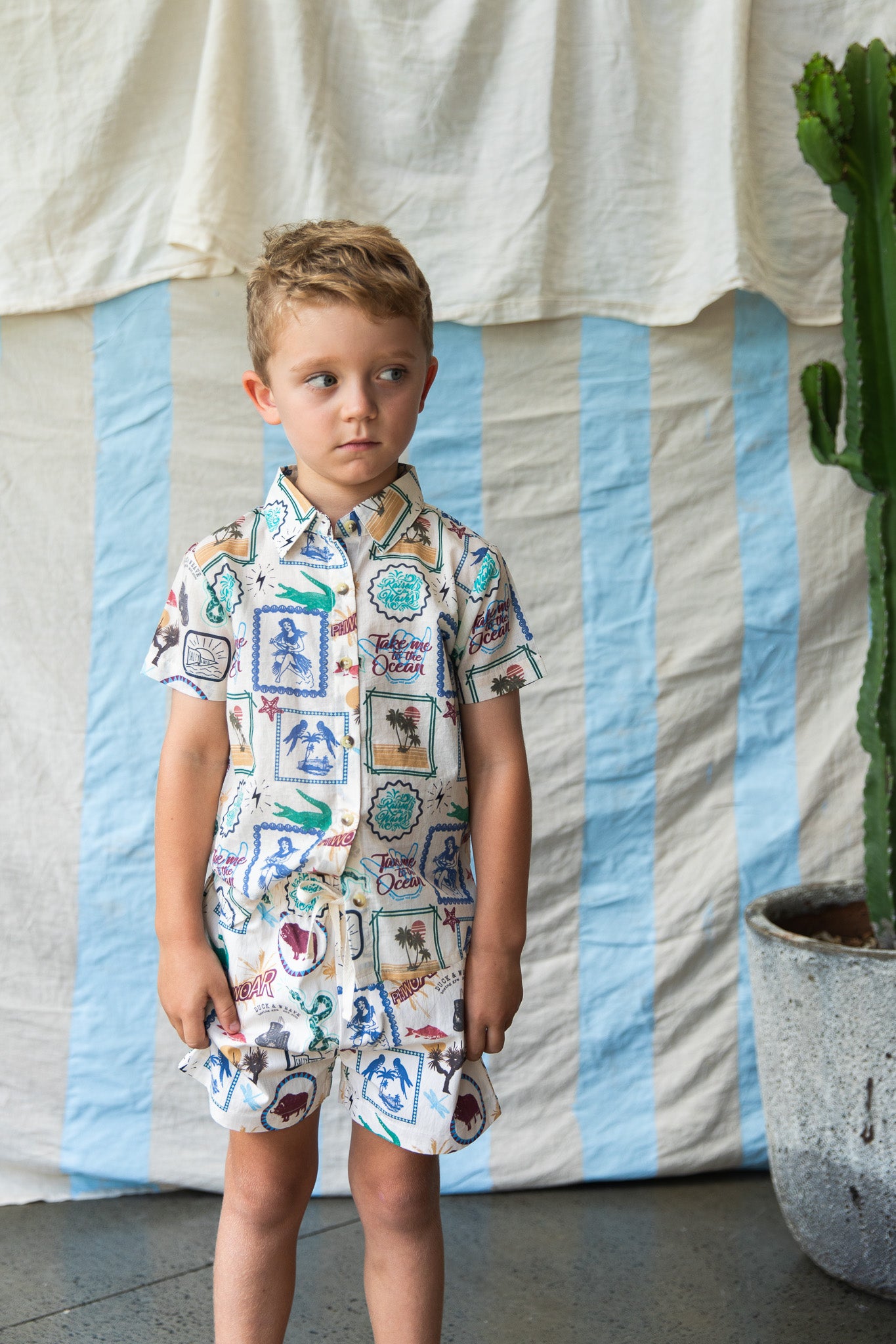 Archie Shorts-Adventure Print