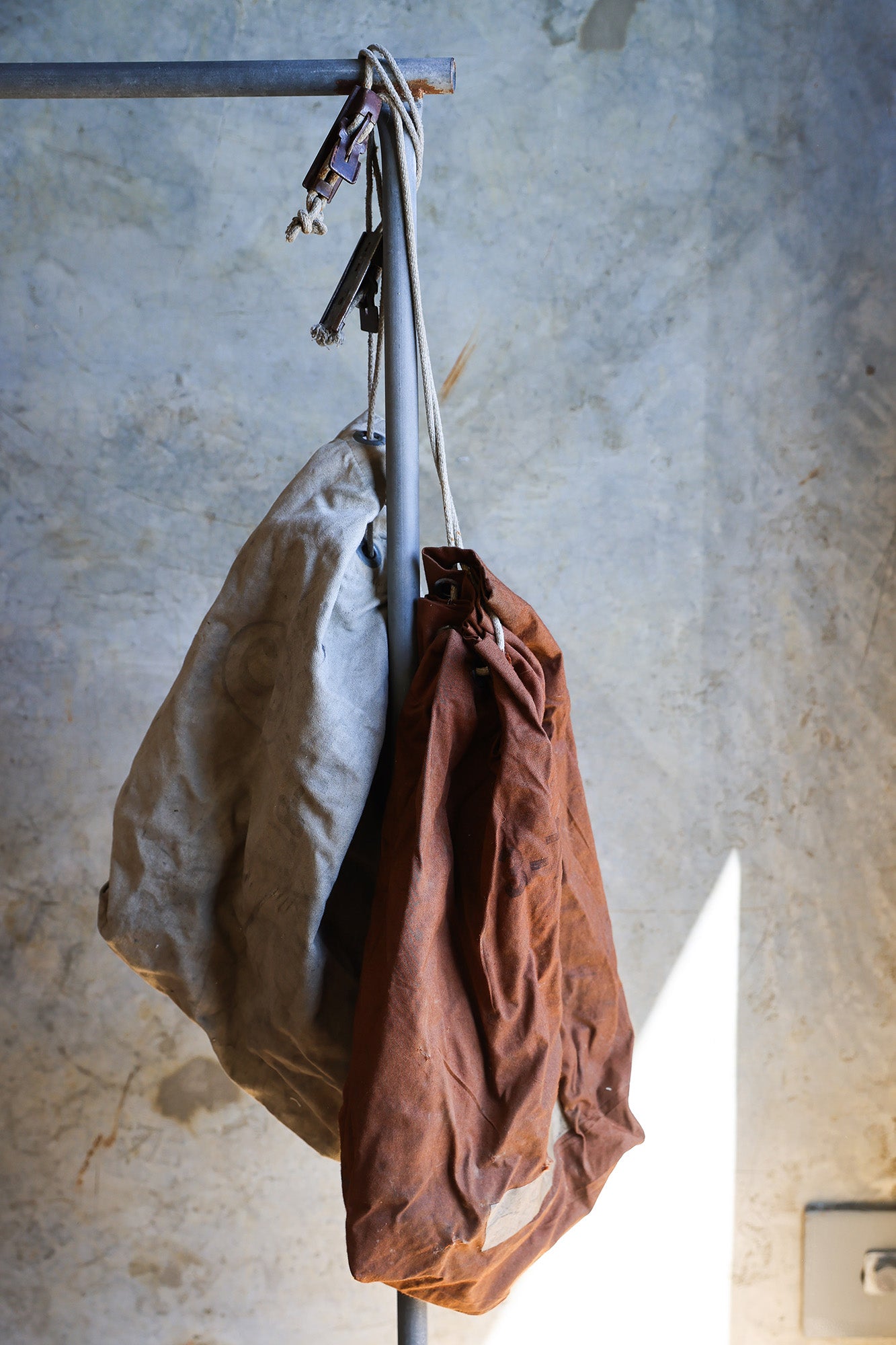 Vintage postal canvas bags