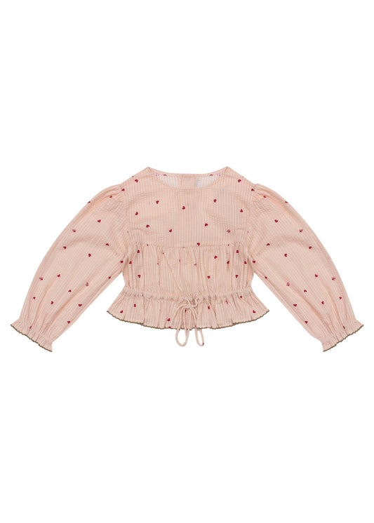 Aimee Top-Piggy Pink Love Bug