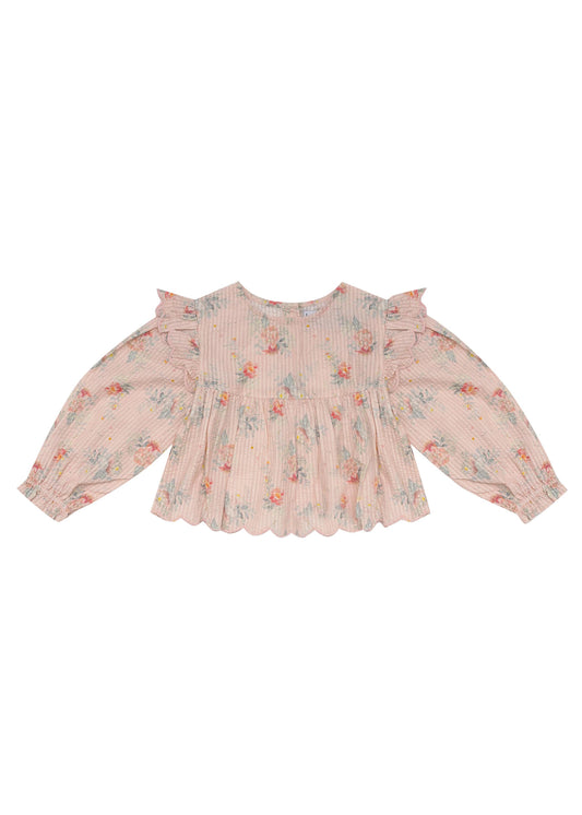 Allie Top-VoVo Pink Country Garden