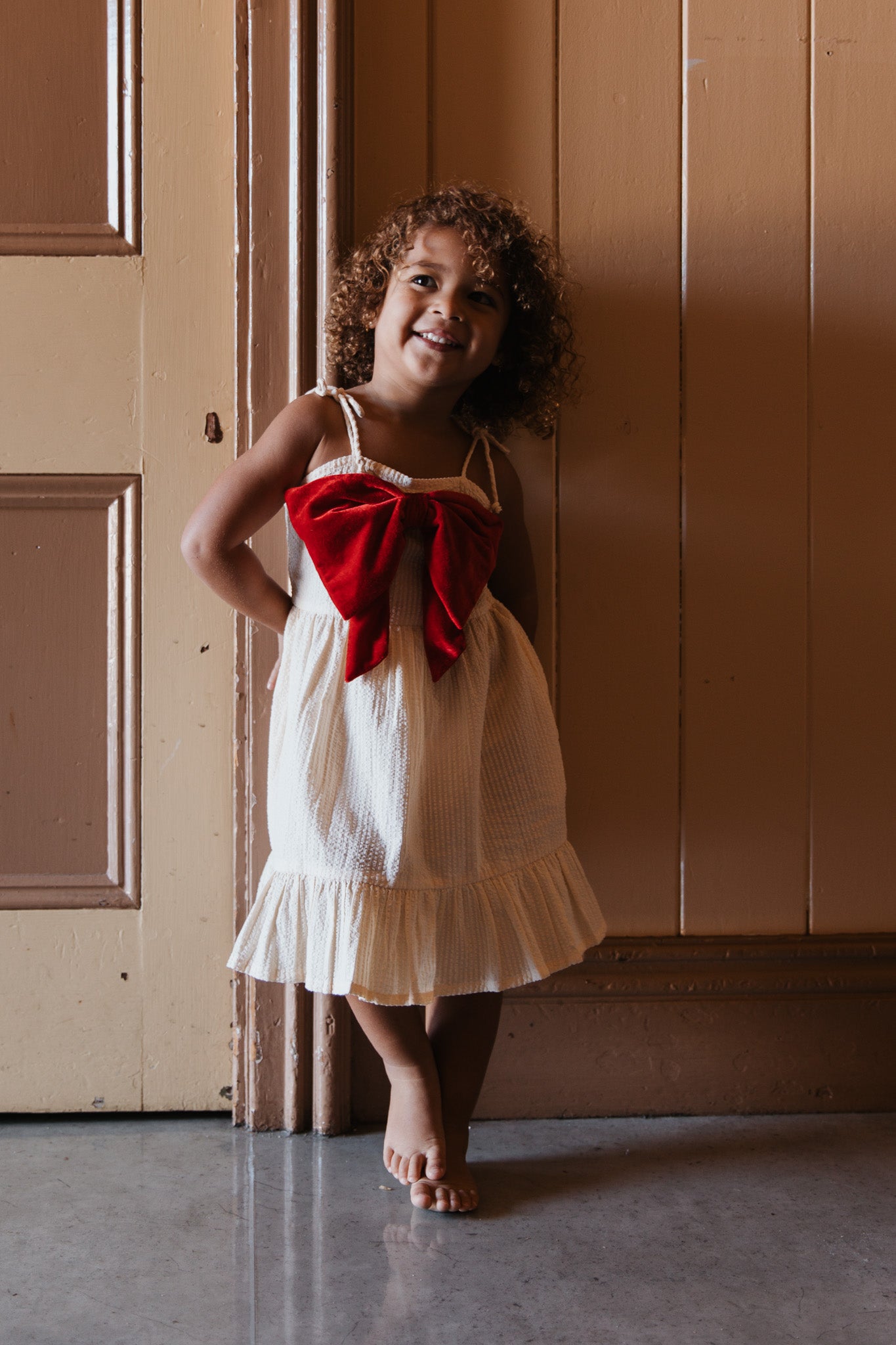 Dasher Dress-Custard