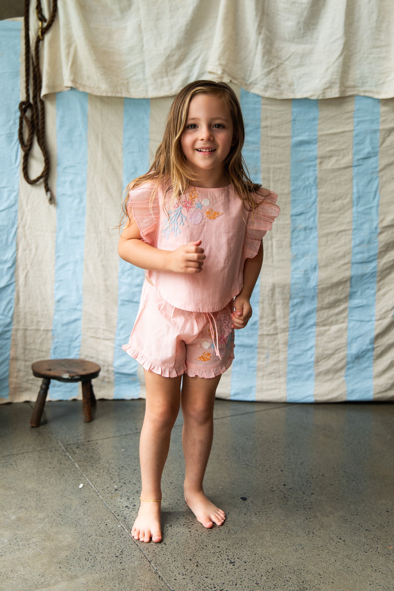 Gia Shorts-Pink Coral