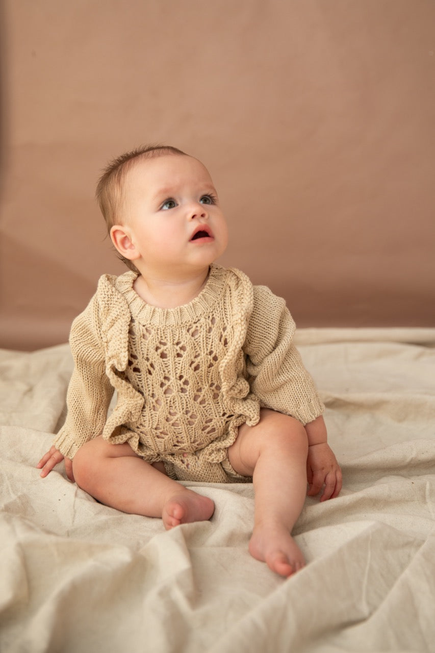 Gravilla Romper-Cashew