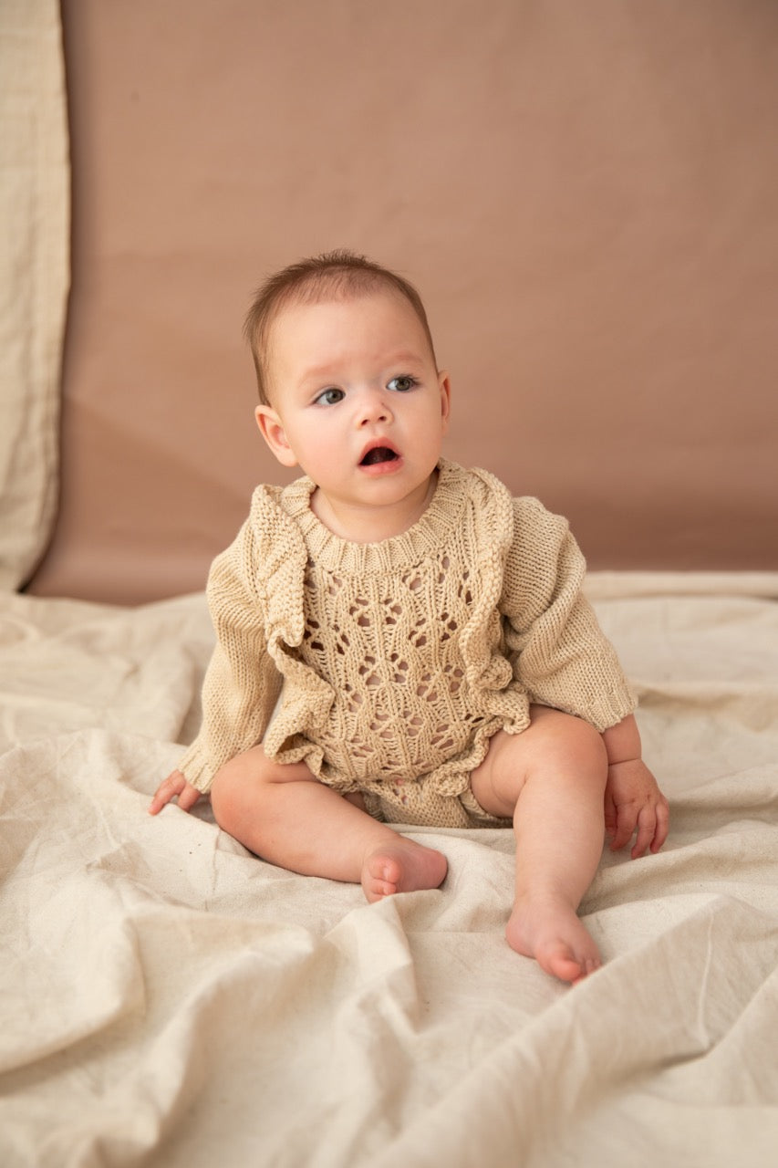 Gravilla Romper-Cashew