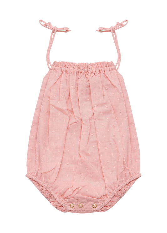 Guppie Romper - Sea Shell Pink