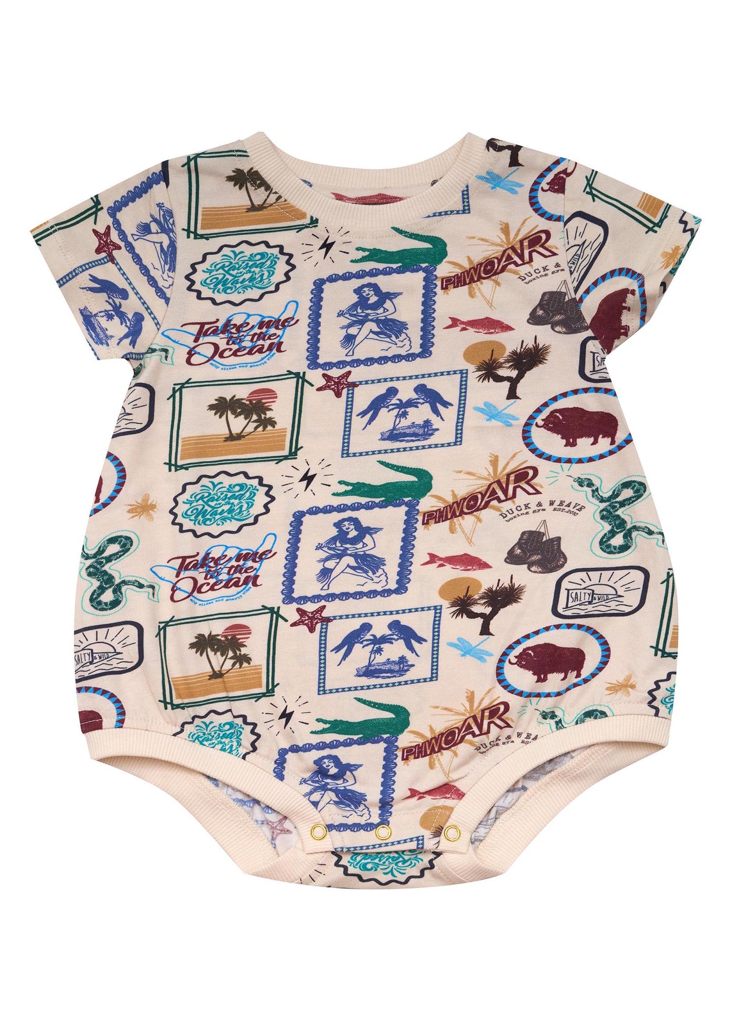 Indi Romper-Adventure Print