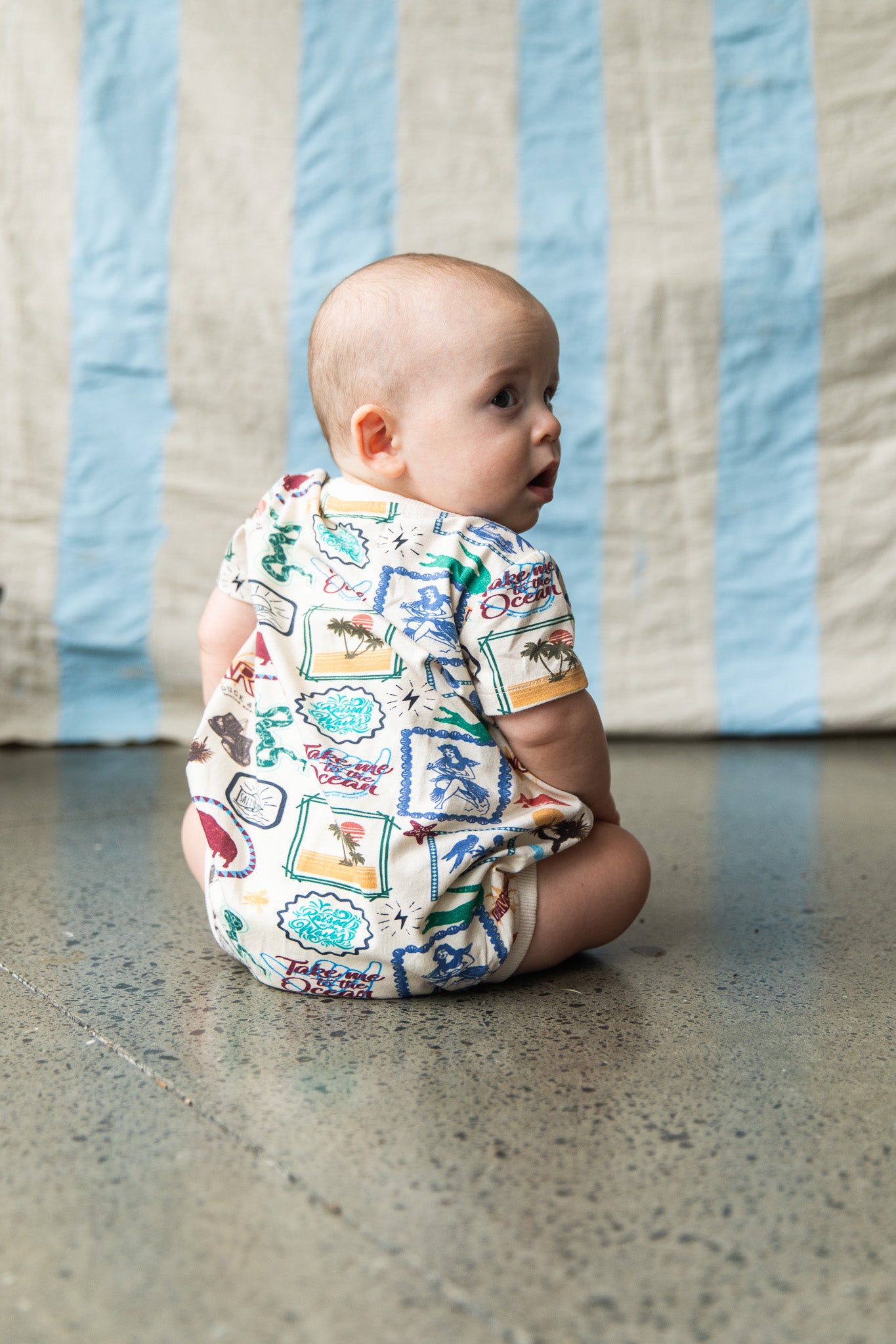 Indi Romper-Adventure Print