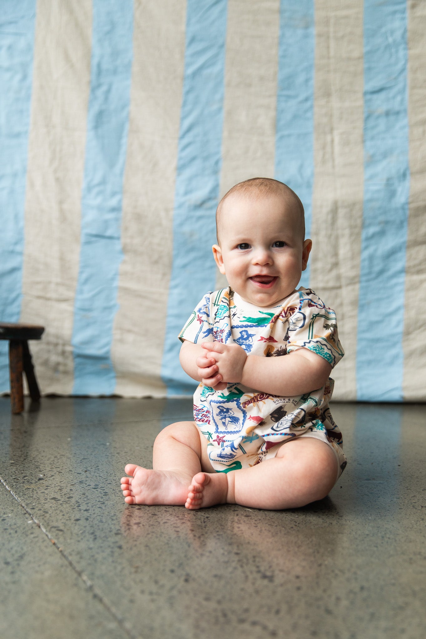 Indi Romper-Adventure Print