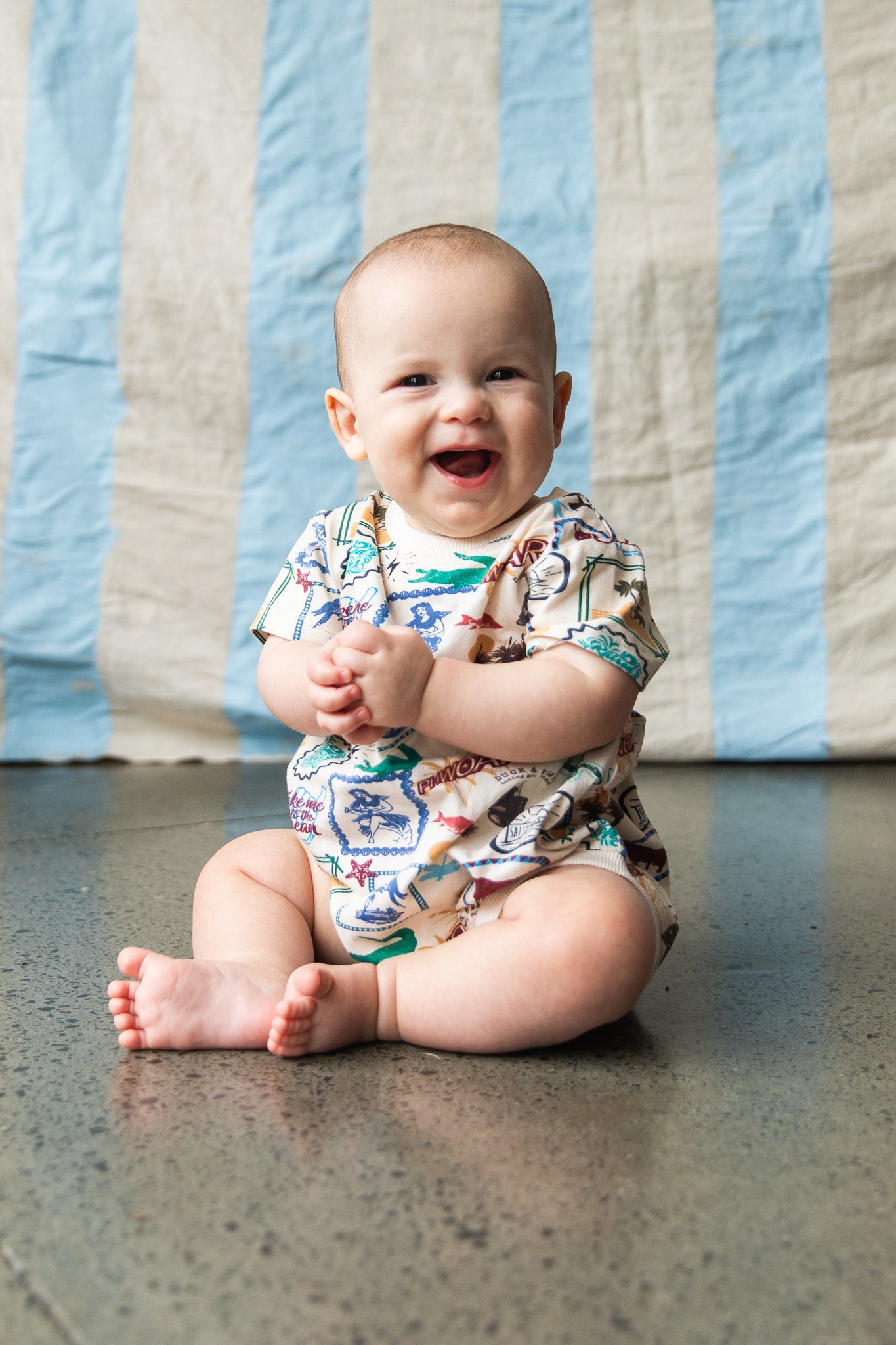 Indi Romper-Adventure Print