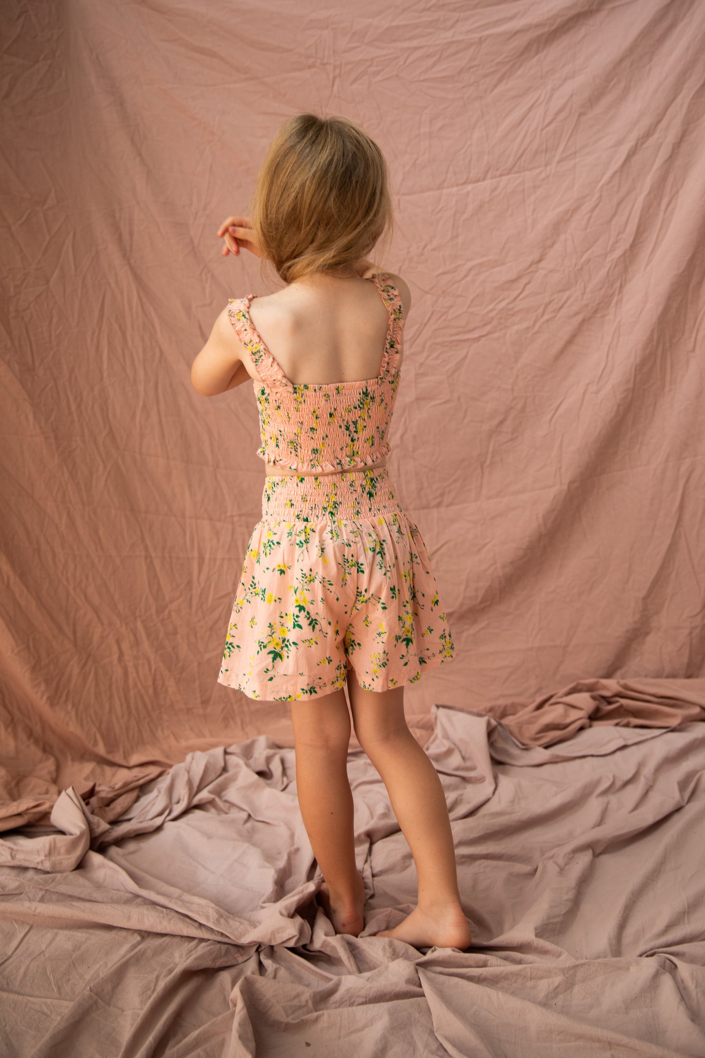 Lyla Shorts-Picnic Blooms