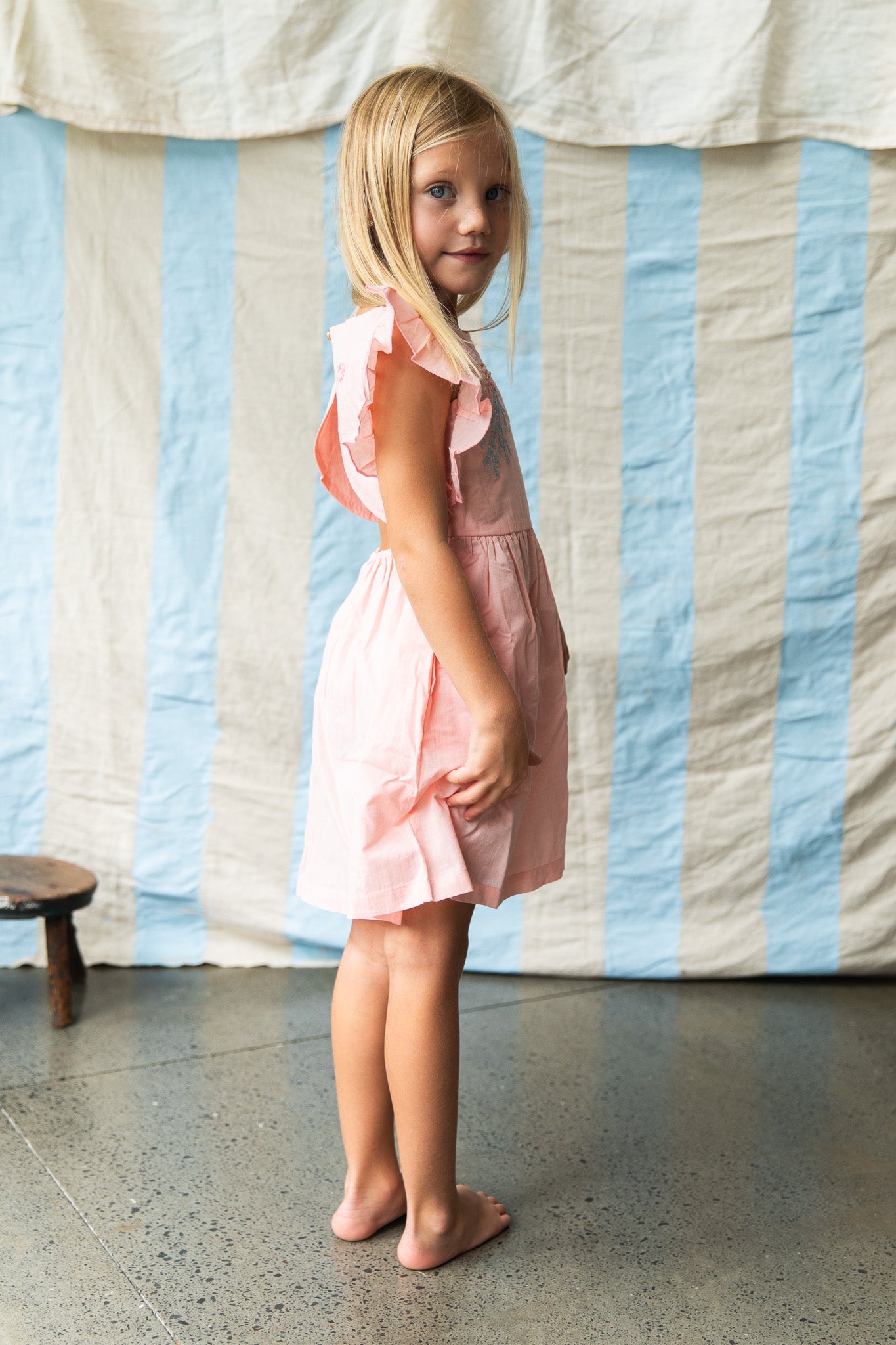 Madelyn Dress-Pink Coral
