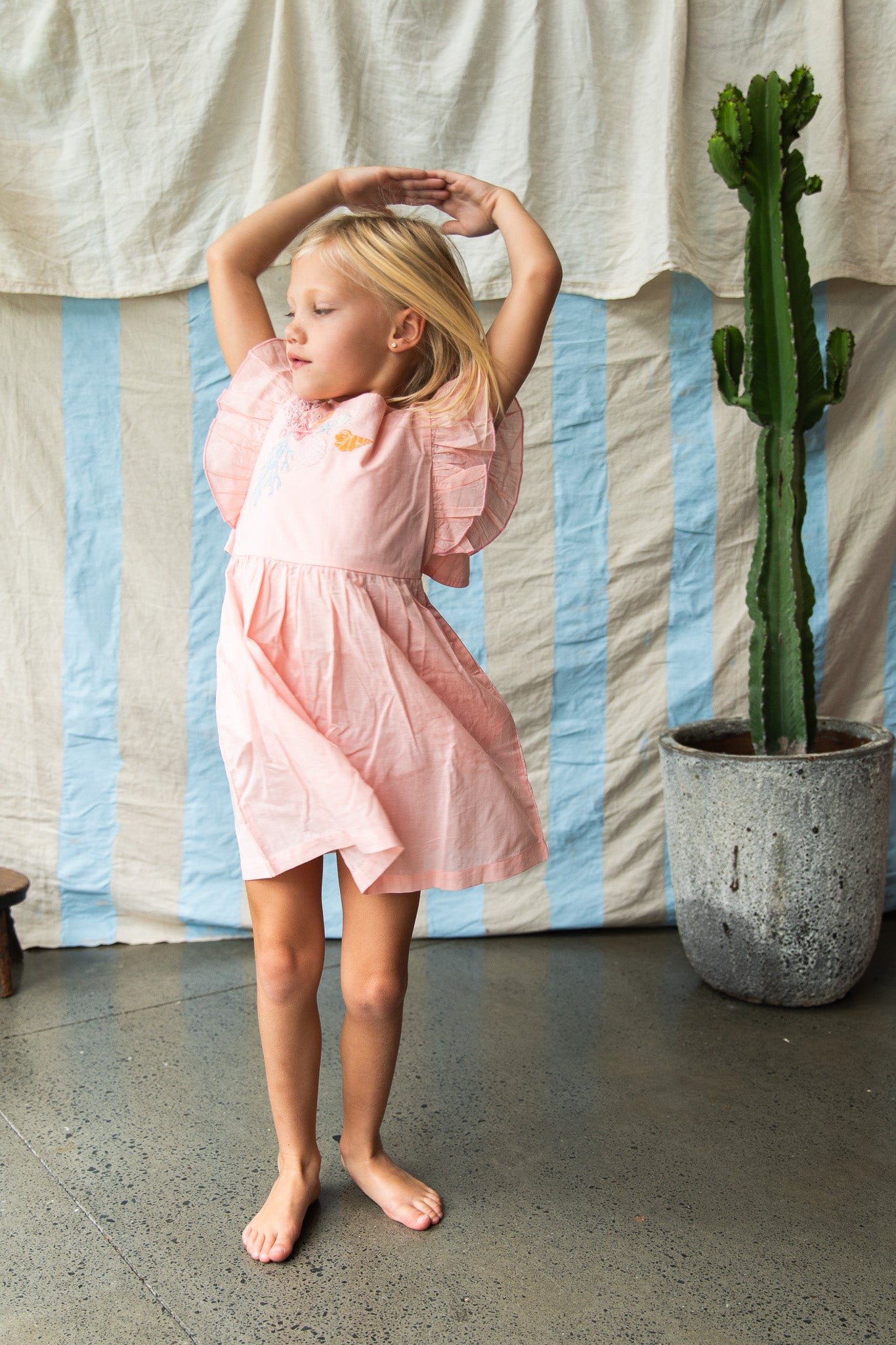 Madelyn Dress-Pink Coral