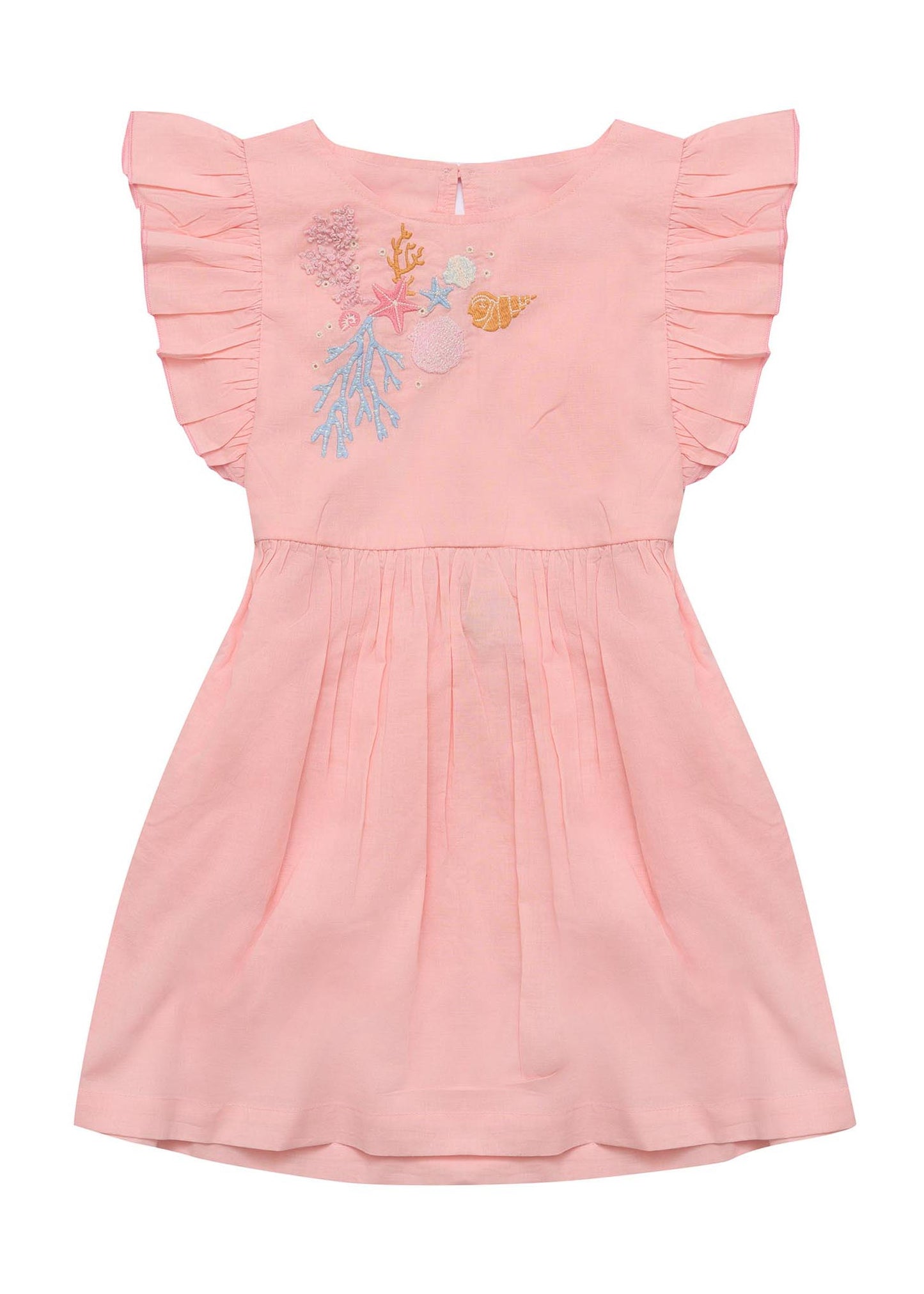 Madelyn Dress-Pink Coral