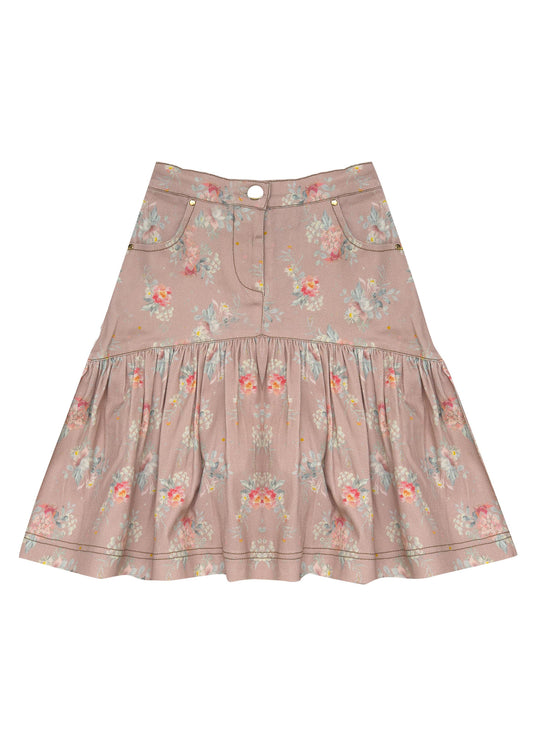 Nina Skirt-Lamb Chop Country Garden
