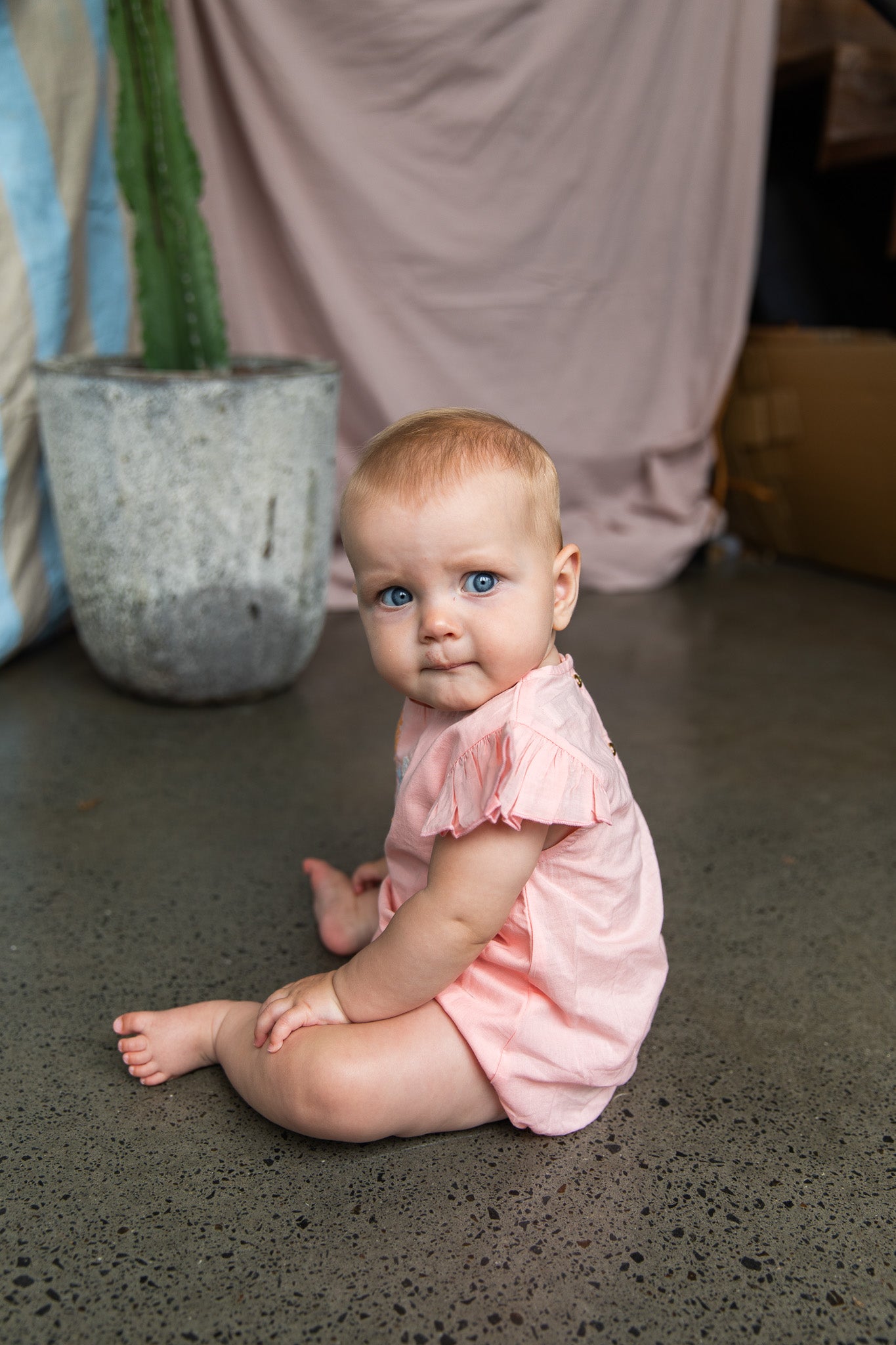 Yasmin Romper-Pink Coral