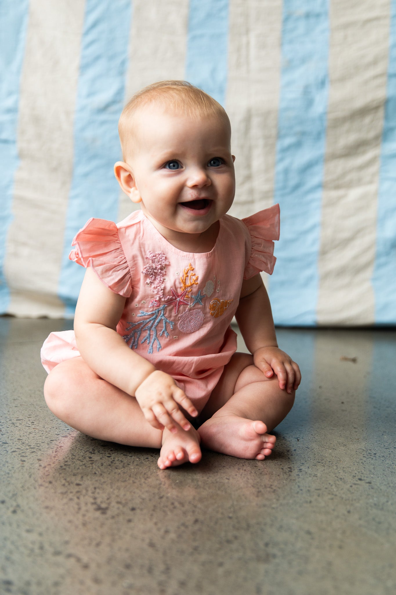 Yasmin Romper-Pink Coral