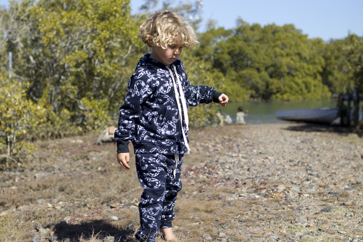 Hunter Sweater - Serpent - Lake