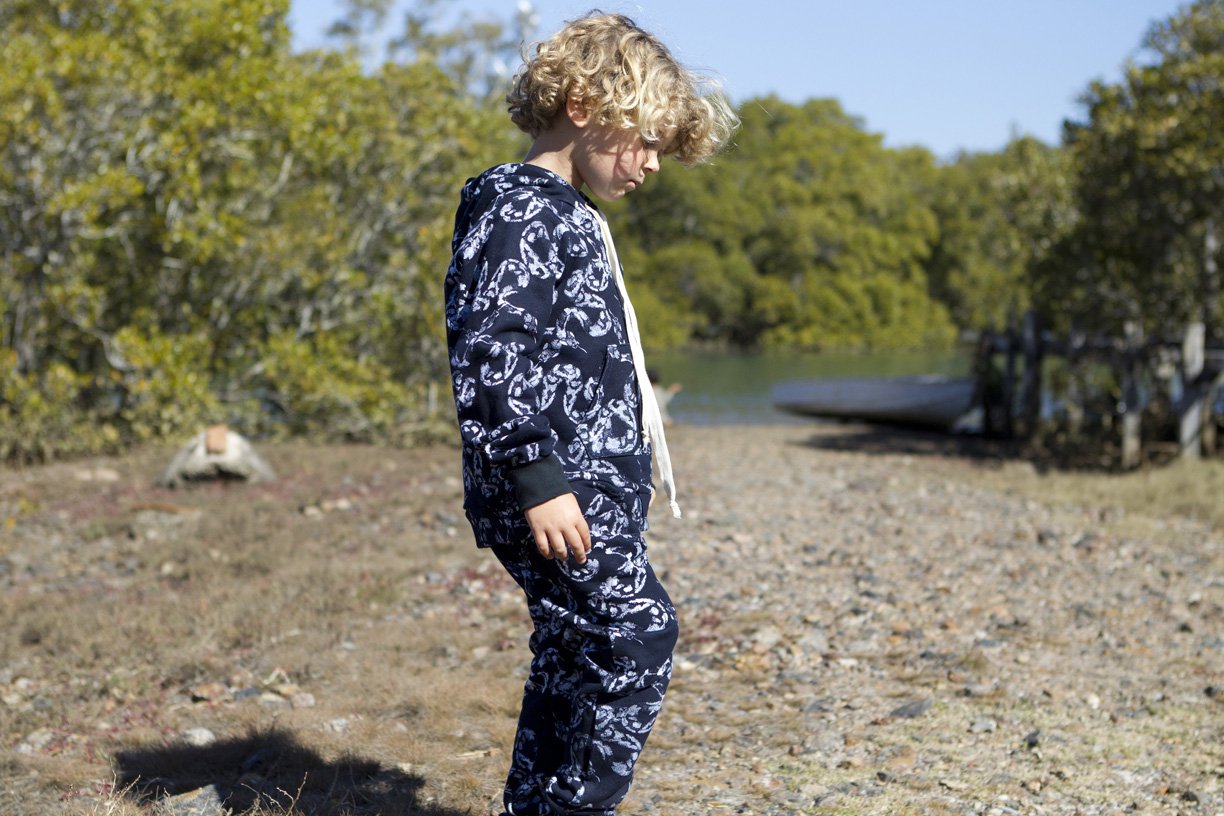 Hunter Sweater - Serpent - Lake