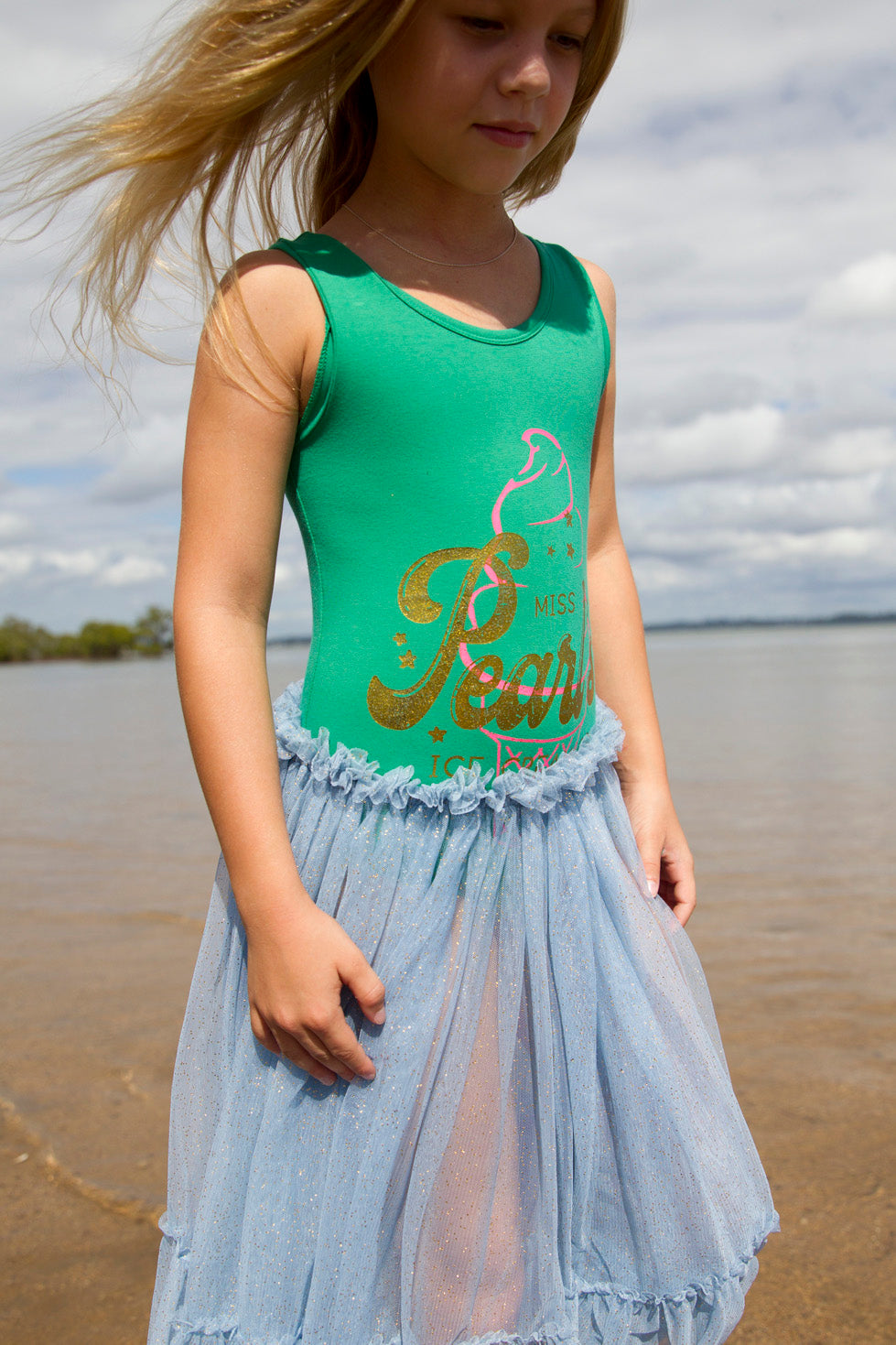 Gilmore Leotard - Pea - Miss Pearls