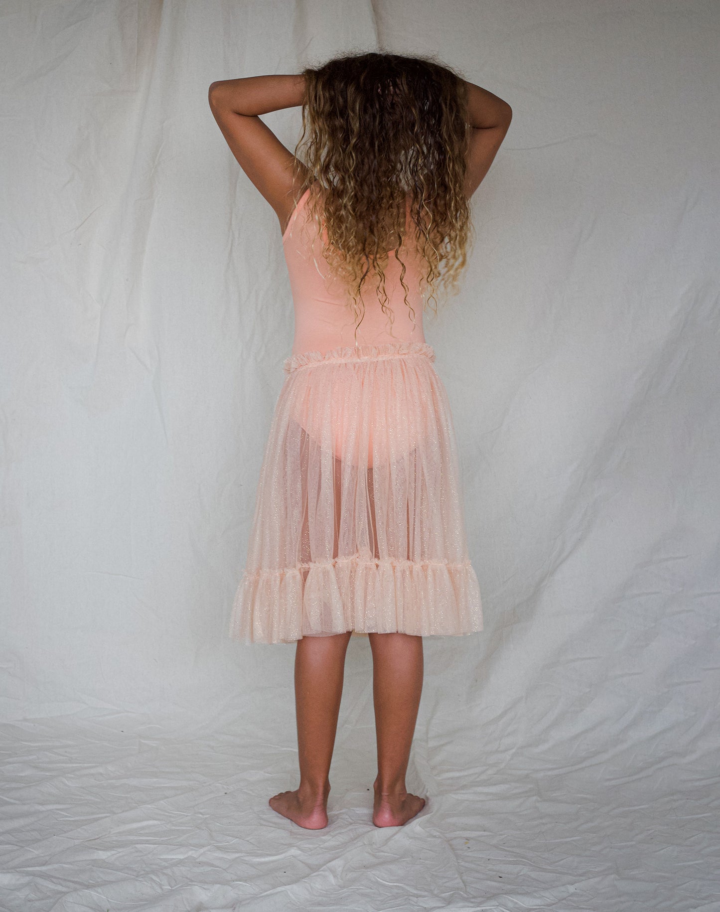Carrie Tutu-Tropical Peach Sparkle