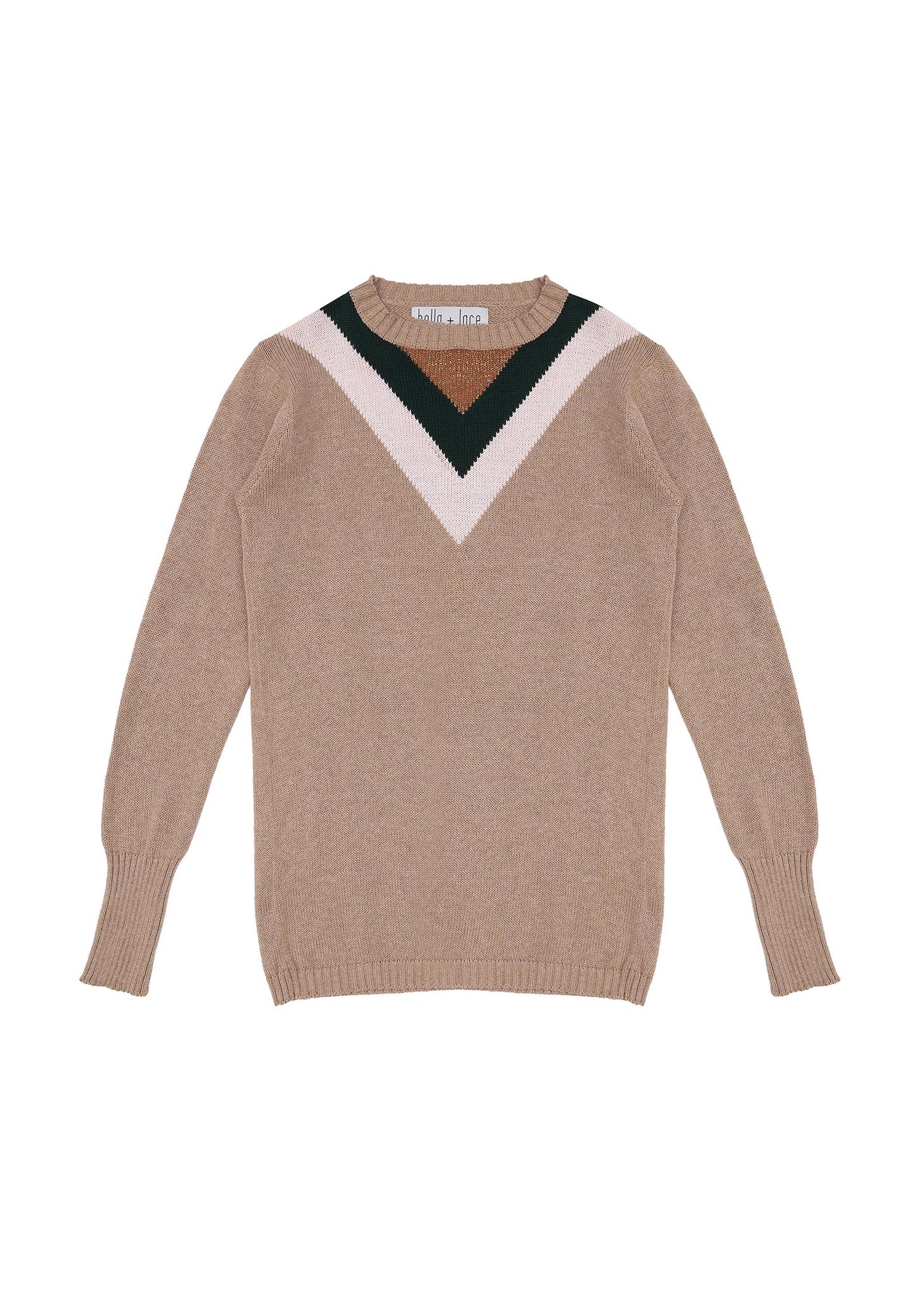 June Knitted Dress - Natural Linen