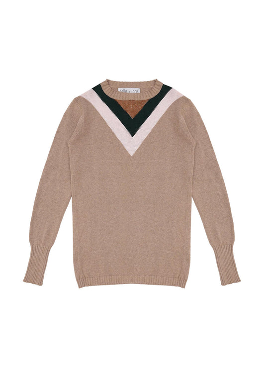 June Knitted Dress - Natural Linen