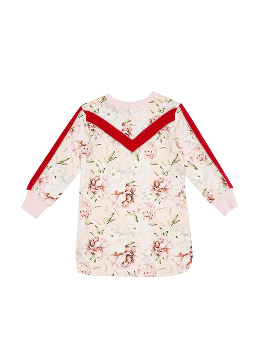 Peppa Dress - Pink Rose Bloom