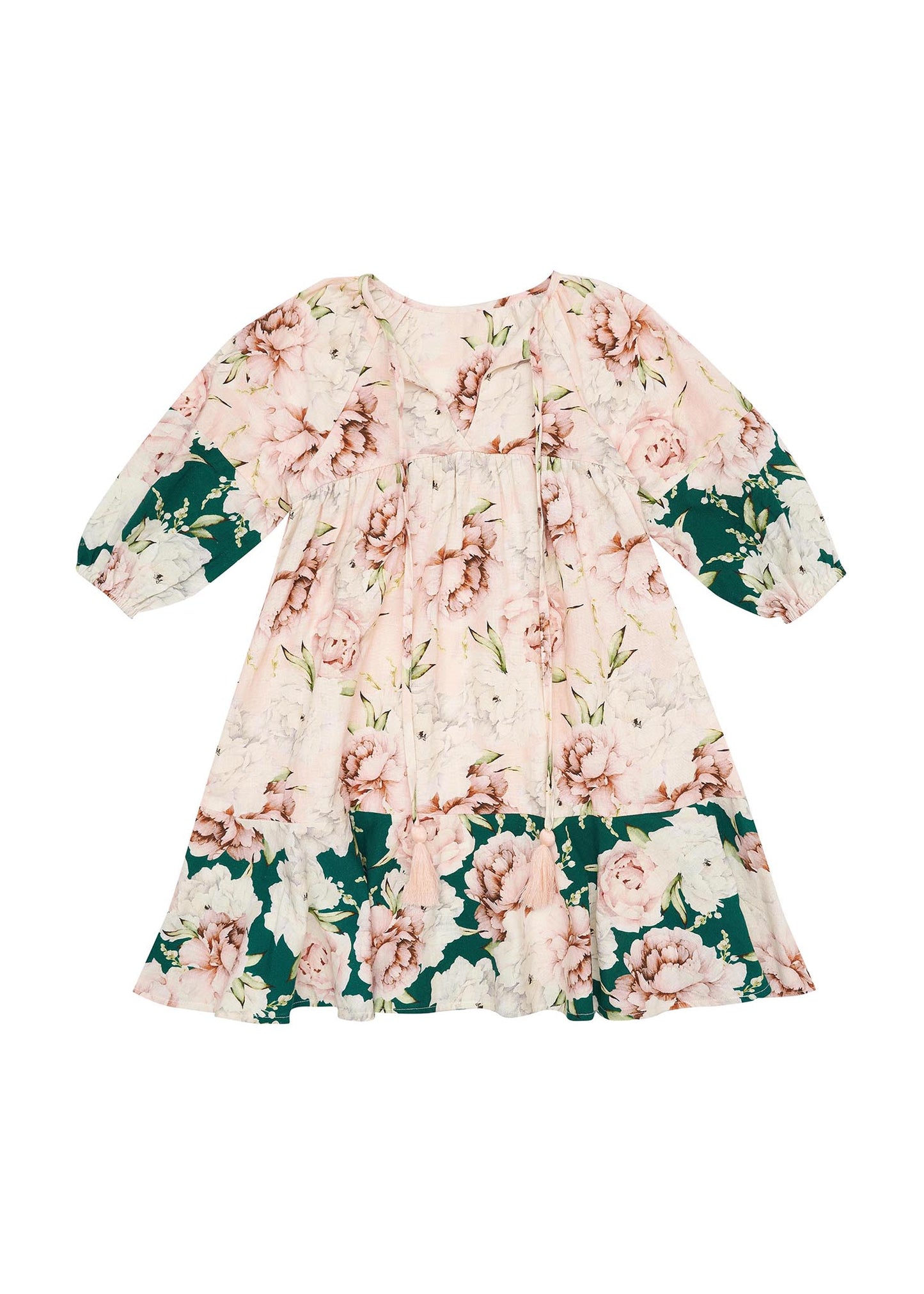 Penny Dress - Pink Rose Bloom