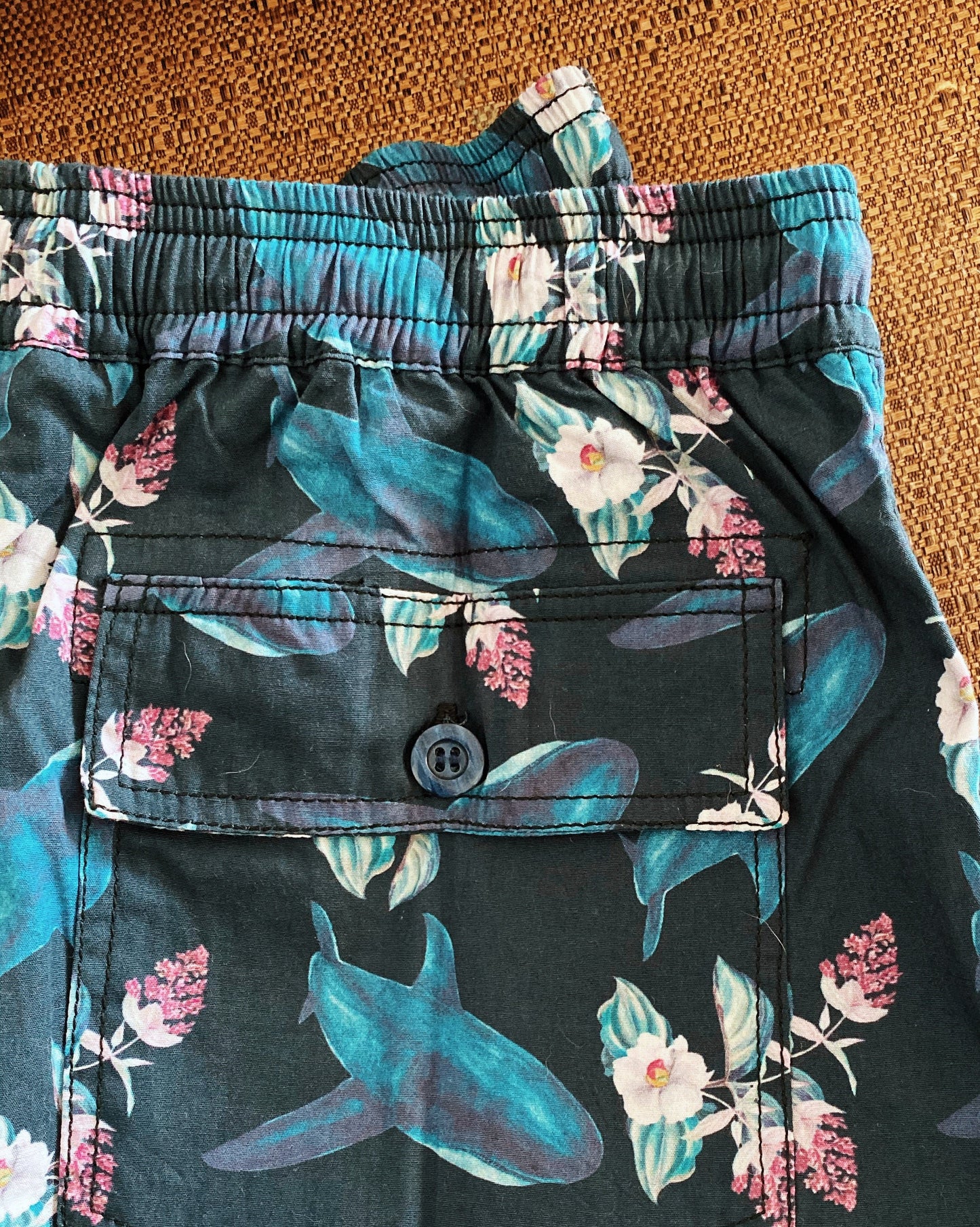 Mens's Boardshorts  - Shark Bouquet