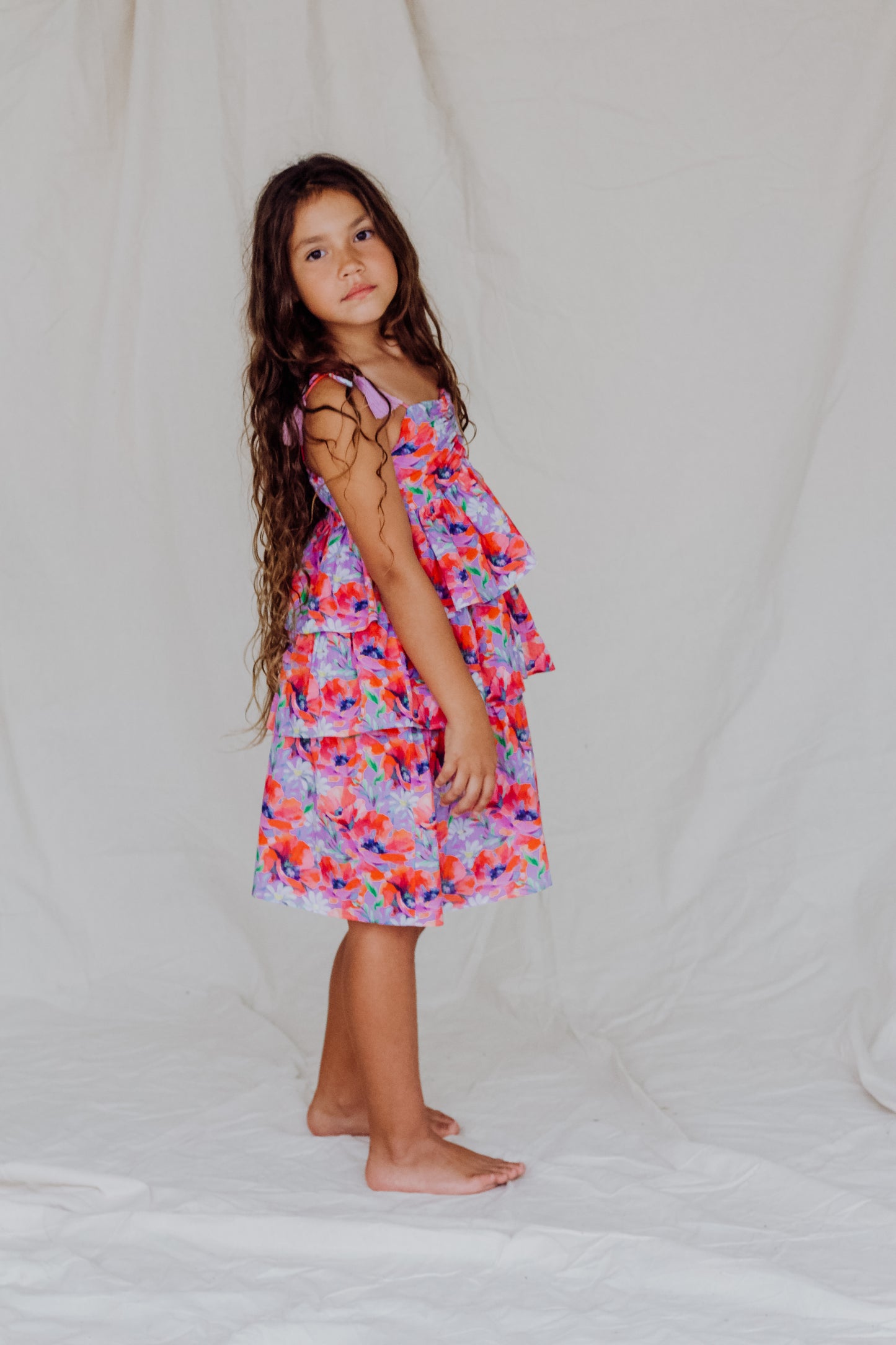 Jasmine Dress- Purple Shampoo - Summer Field