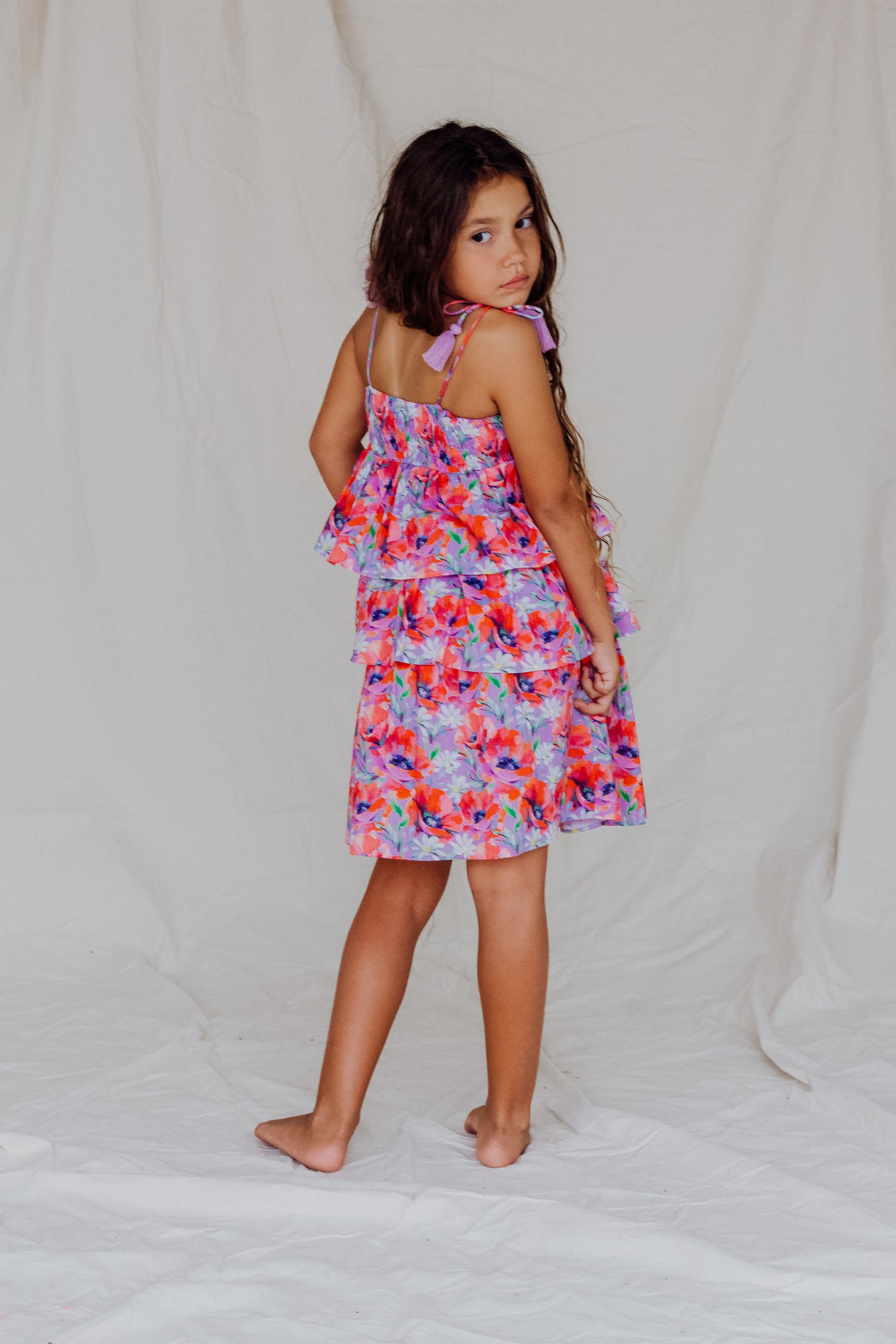 Jasmine Dress- Purple Shampoo - Summer Field