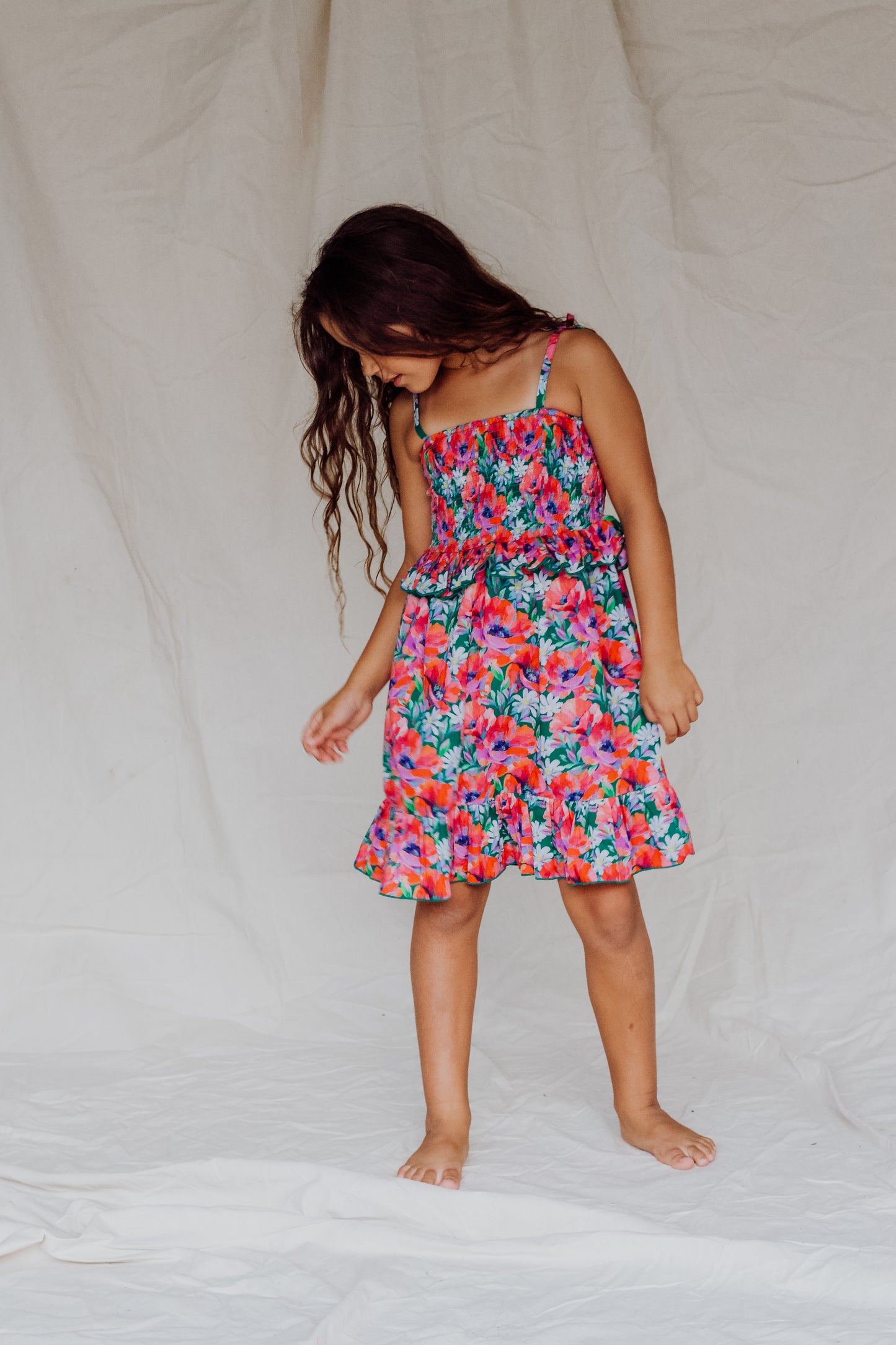 Arabella Dress - Foliage - Summer Field