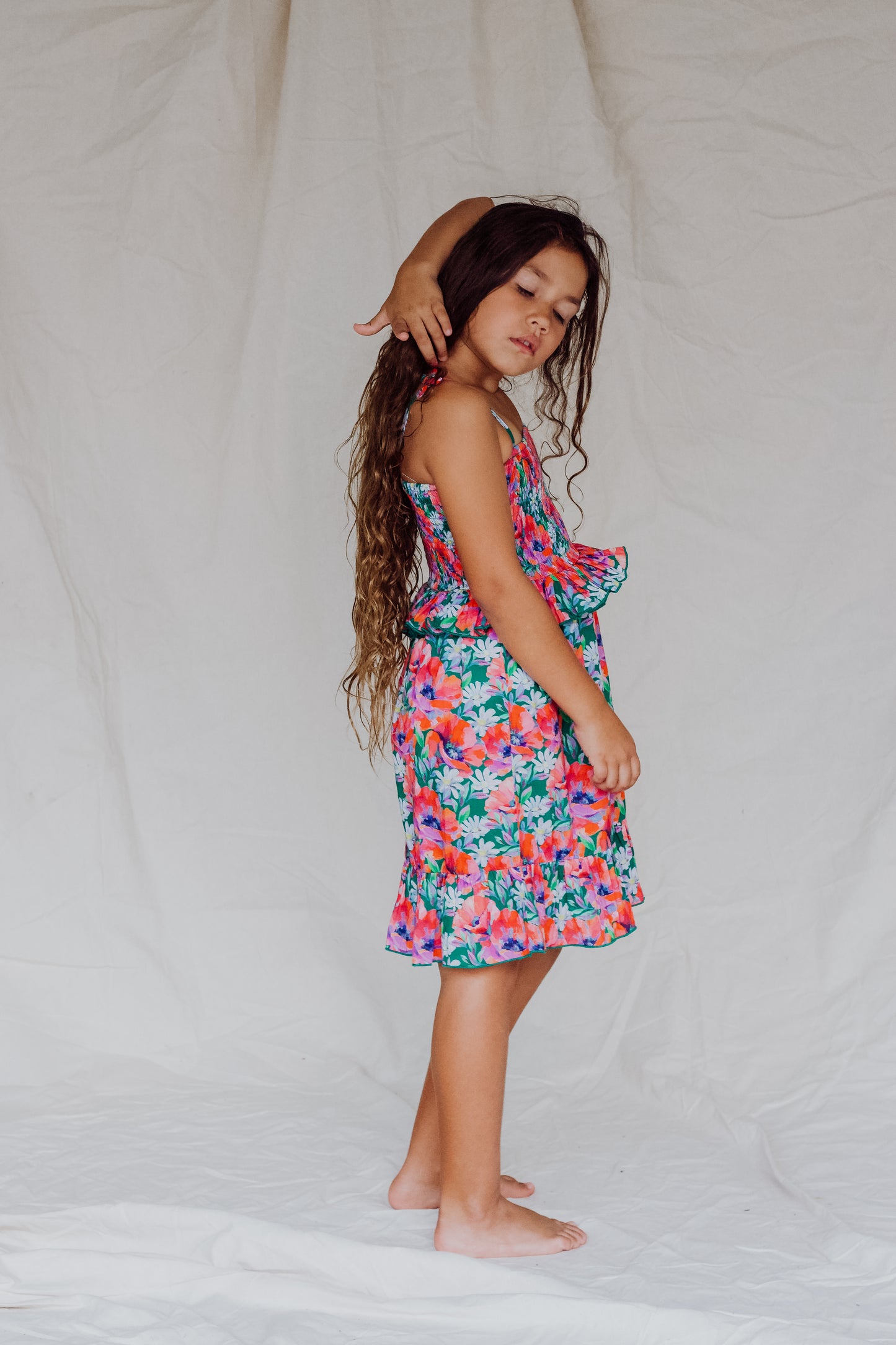 Arabella Dress - Foliage - Summer Field