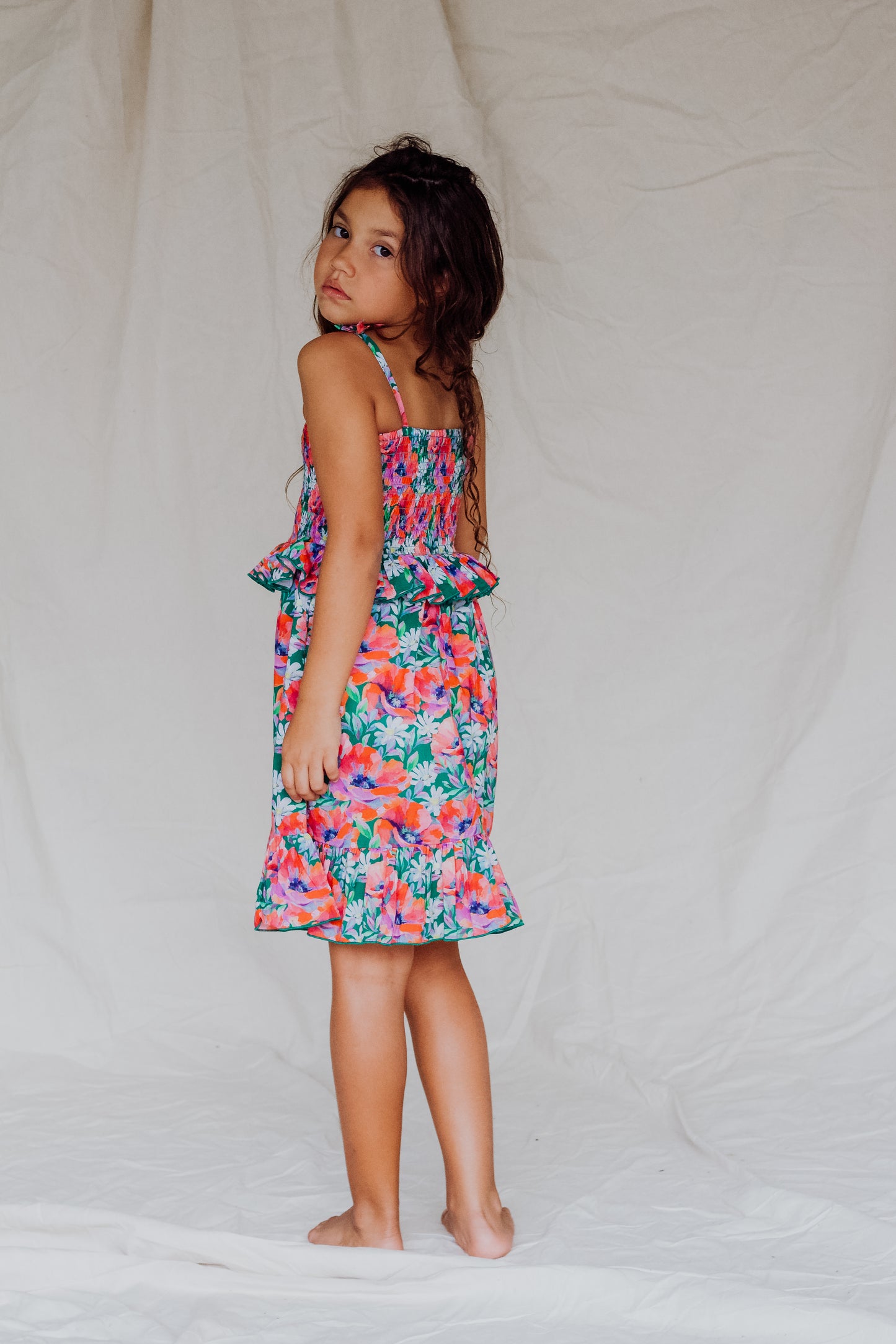 Arabella Dress - Foliage - Summer Field