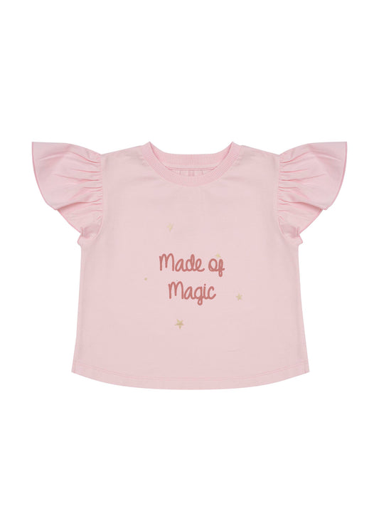 Rosie T-Shirt-Pink Flower