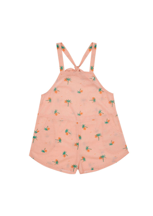 Saige Jumpsuit - Tropical Peach Day Dream
