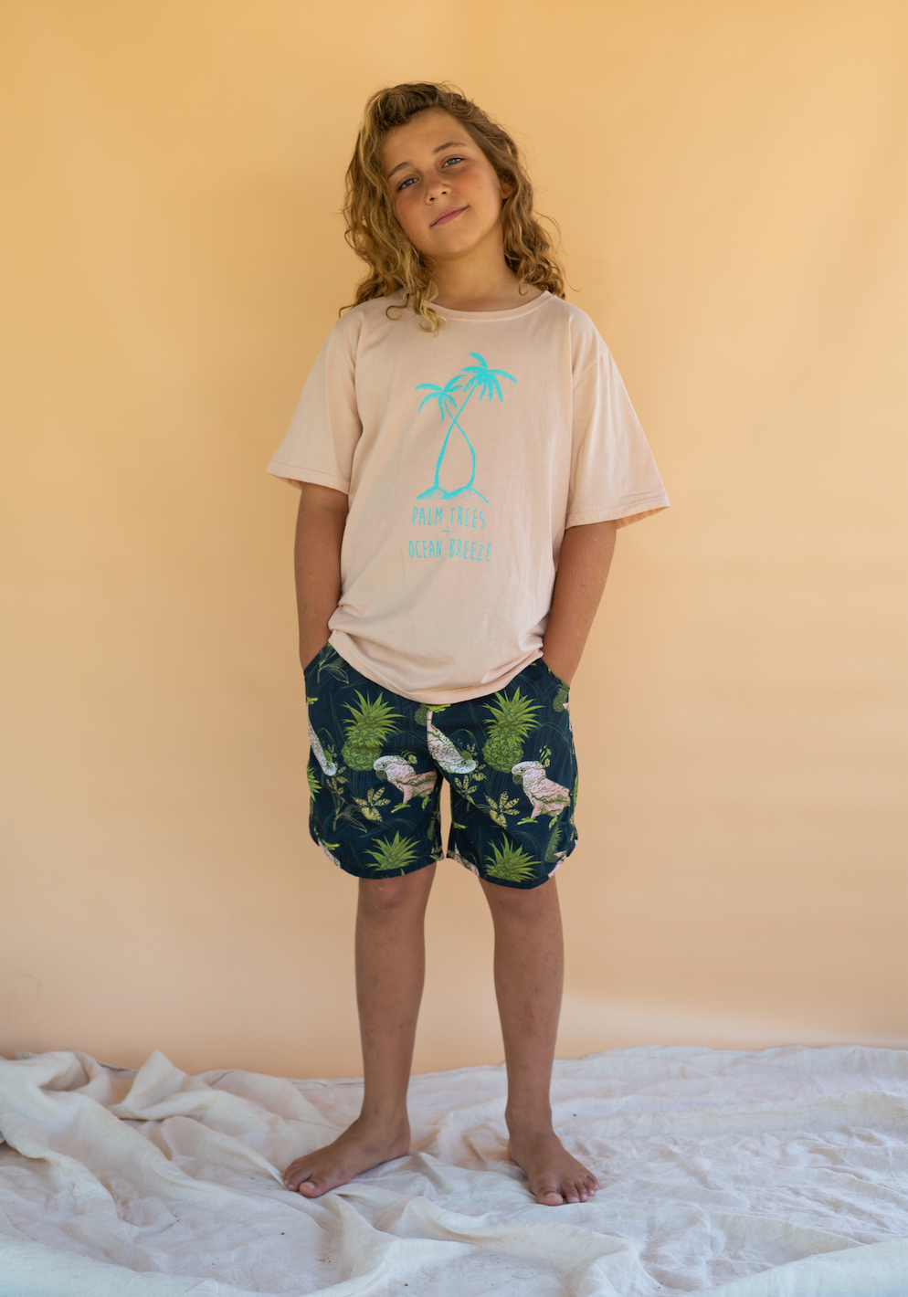 Lewis T-Shirt - Twisted Palm Yoghurt
