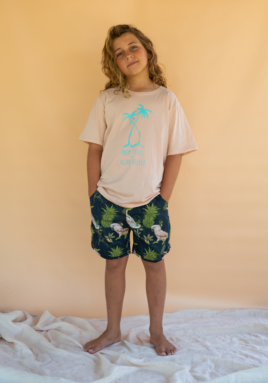 Lewis T-Shirt - Twisted Palm Yoghurt