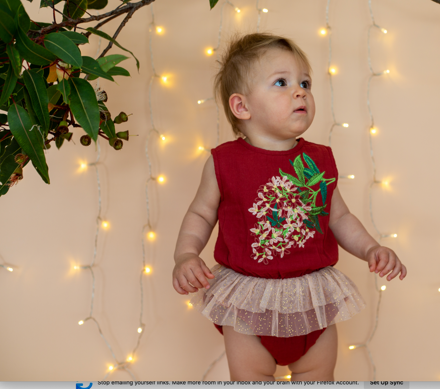 Snowflake Romper - Claus