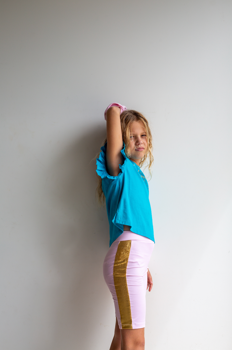 Erin T-shirt - Blue Eye Shadow