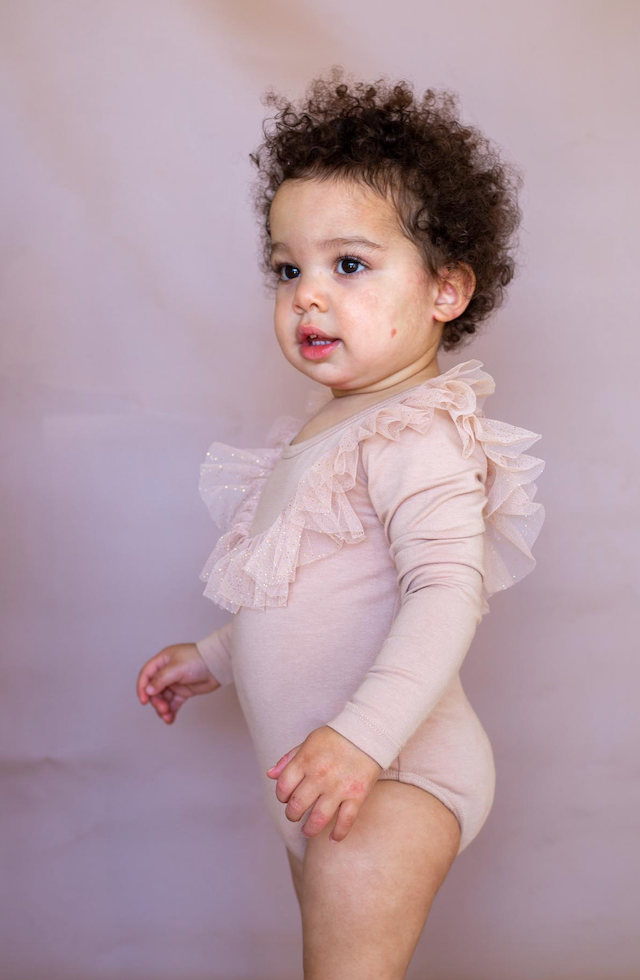 Baby Tinker Leotard - Sauteed Mushroom