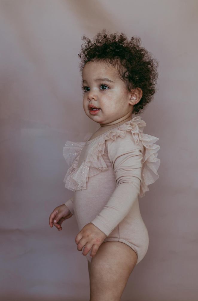 Baby Tinker Leotard - Sauteed Mushroom