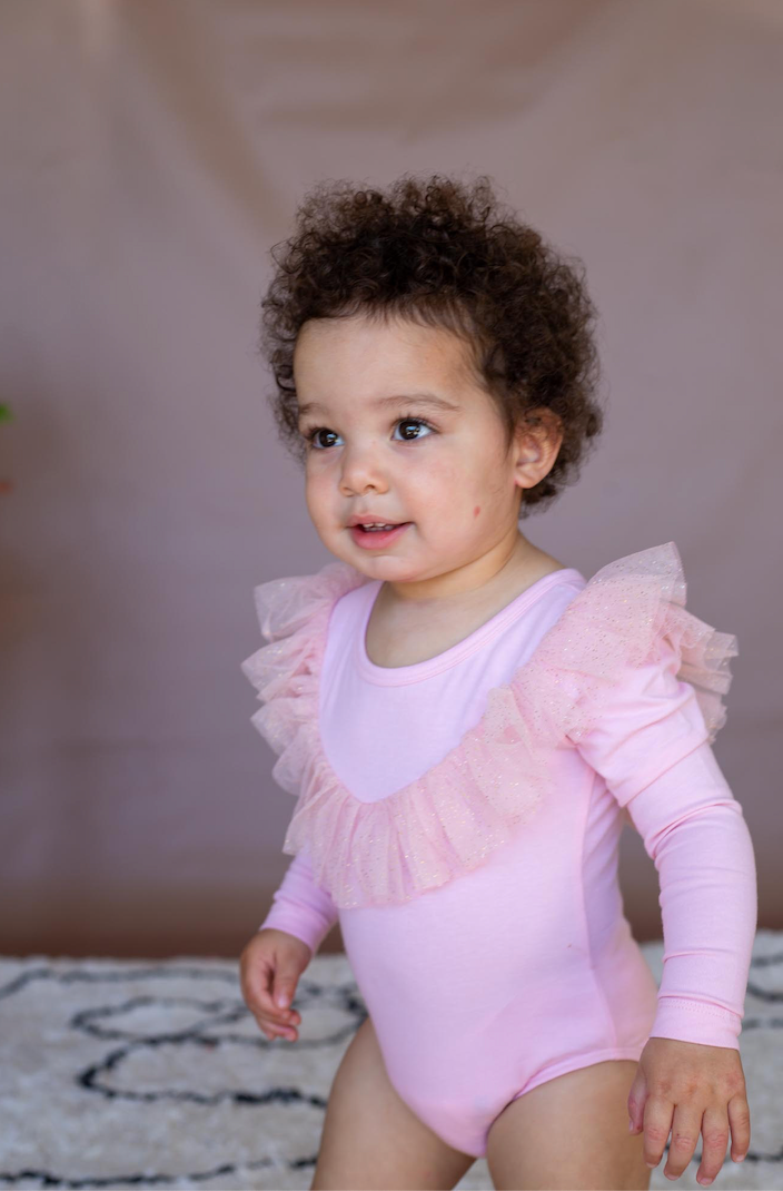 Baby Tinker Leotard - Powder Pink
