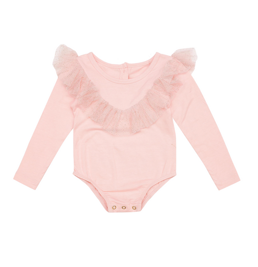 Baby Tinker Leotard - Powder Pink
