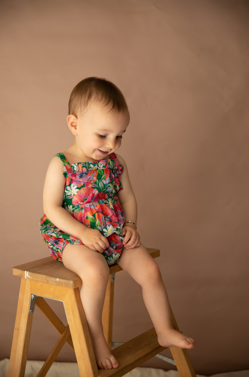 Lucy Romper -  Foliage - Summer Fields