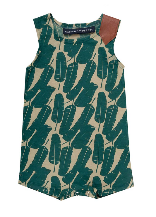 Brucey Romper - Banana Palm